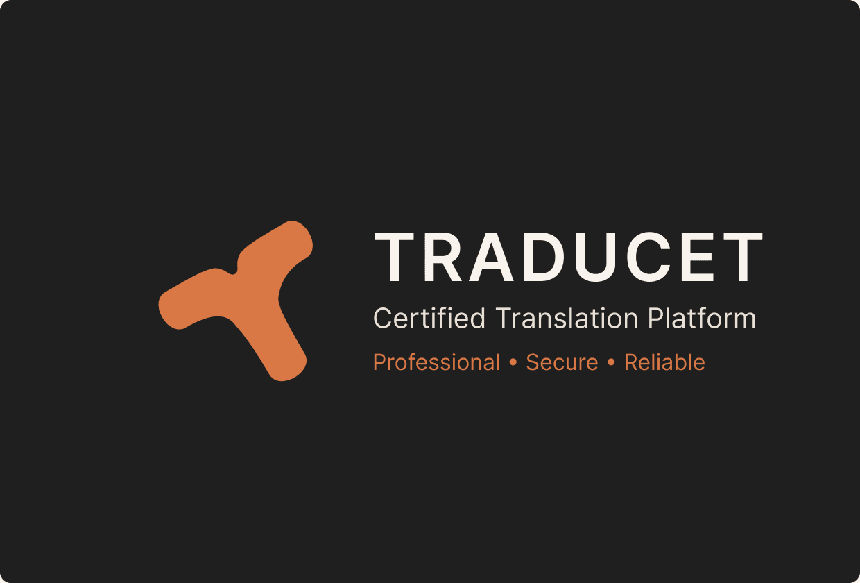 Traducet — online platform for official sworn translations in Spain